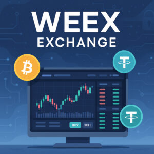 Weex Exchange interface and crypto trading tools on a centralized platform.