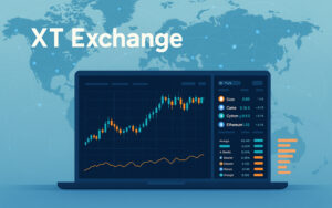 Trading interface, charts, and the global XT Exchange user community