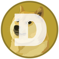 Dogecoin (DOGE) logo cryptocurrency