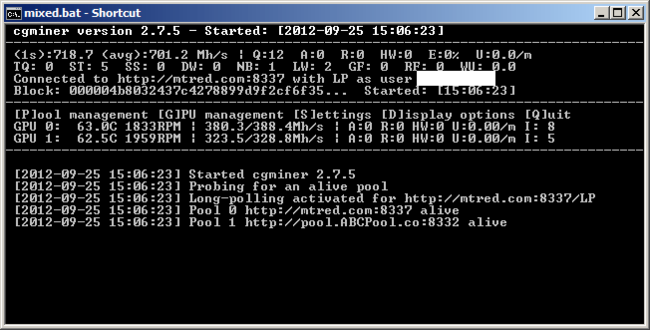 CGMiner GUI