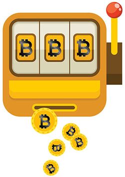 Golden bitcoin slots machine