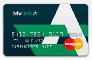 AdvCash USD card