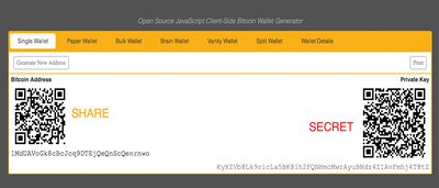 Bitcoins' private key